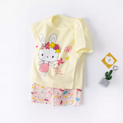 Importé - Ensemble Enfants 3ans Décontracté 100% Coton Manche courtes