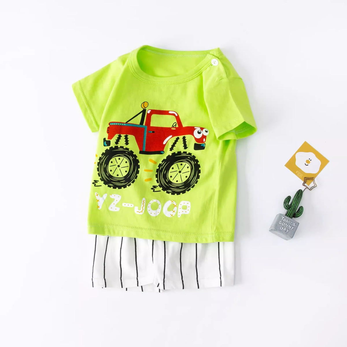 Importé - Ensemble Enfants 3ans Décontracté 100% Coton Manche courtes