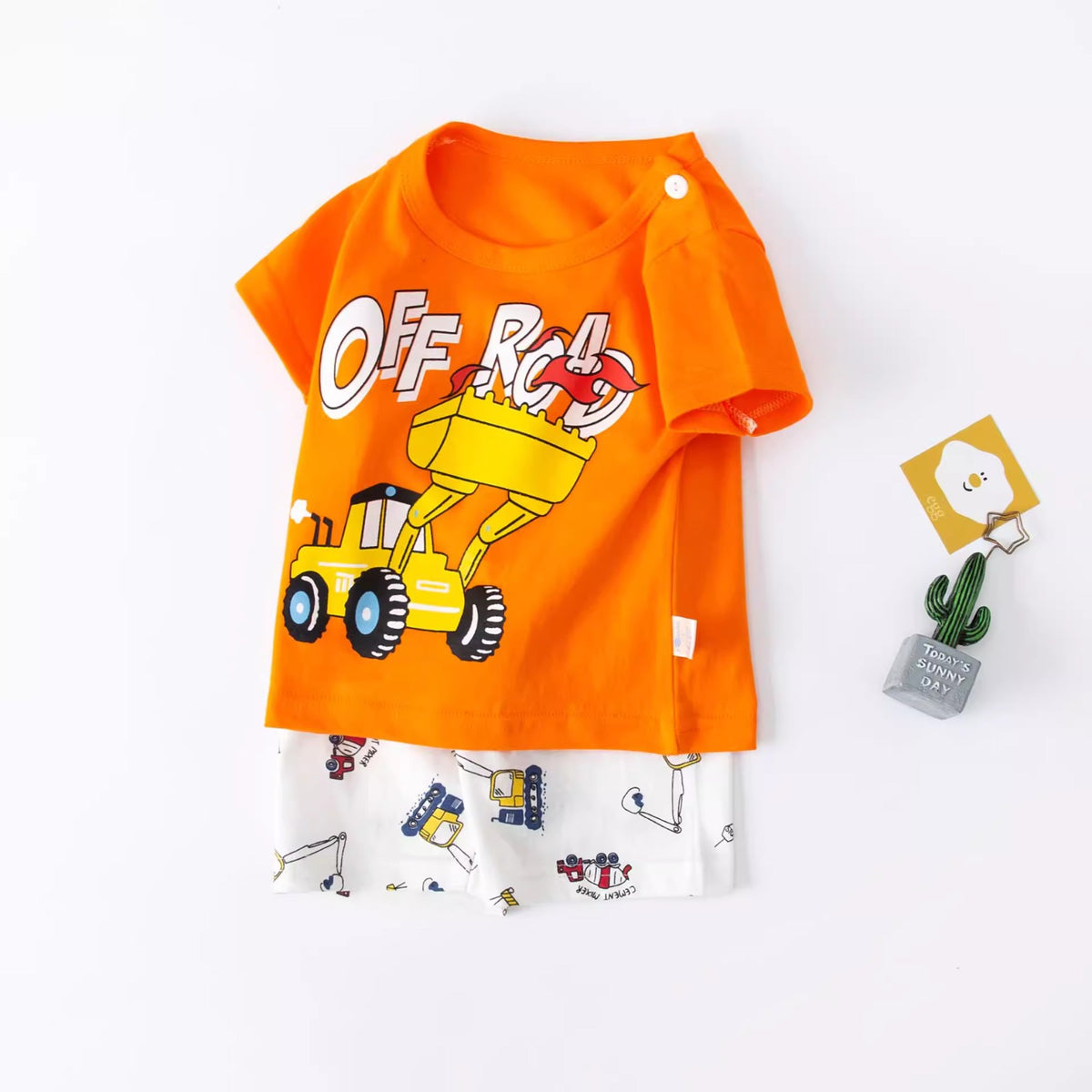 Importé - Ensemble Enfants 3ans Décontracté 100% Coton Manche courtes