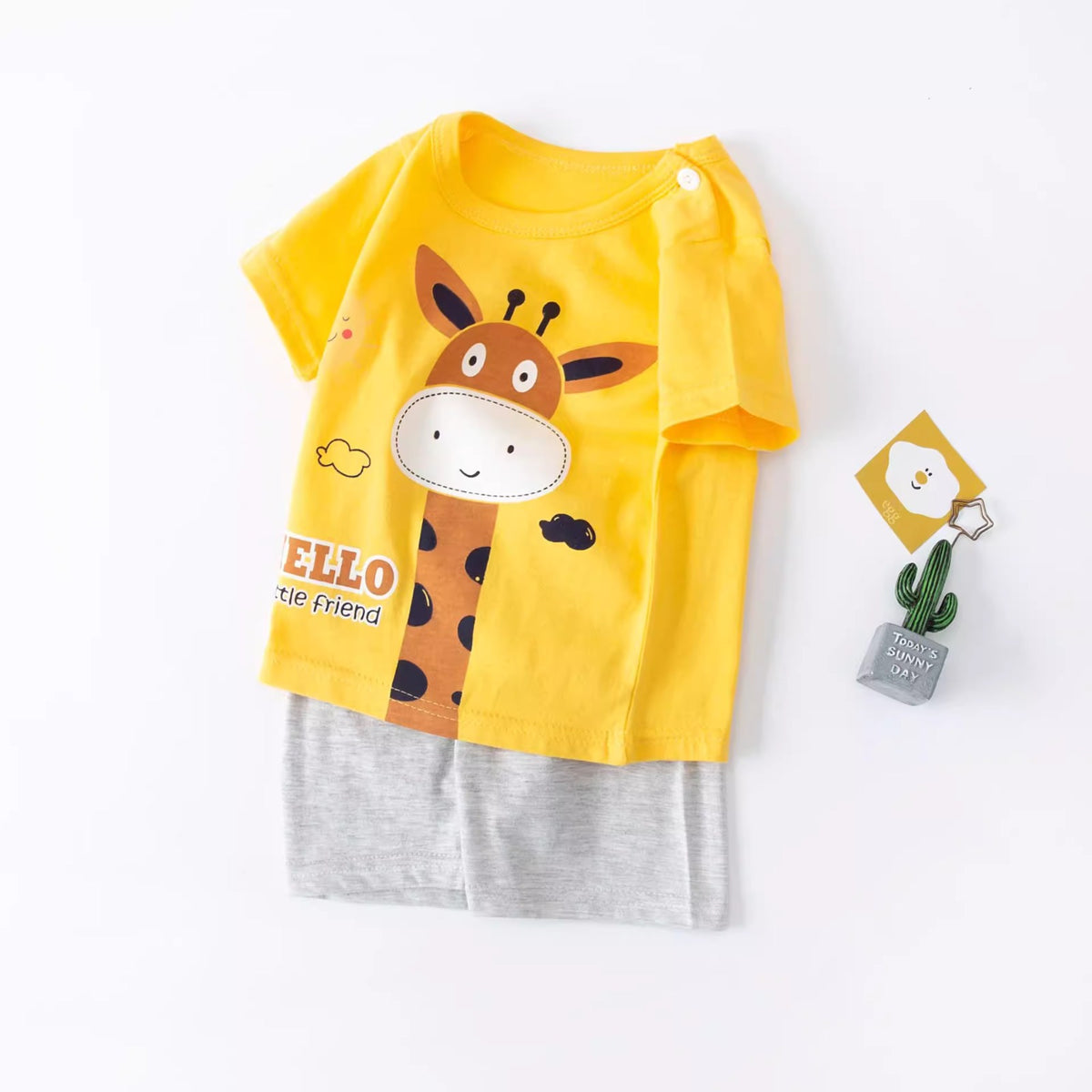Importé - Ensemble Enfants 3ans Décontracté 100% Coton Manche courtes