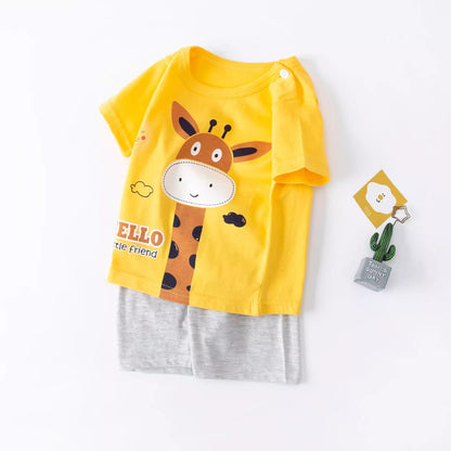 Importé - Ensemble Enfants 3ans Décontracté 100% Coton Manche courtes