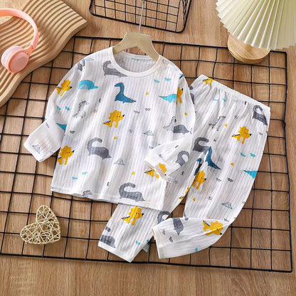 Importé - Ensemble Pyjama Enfants  Décontracté 100% Coton Manche Longues