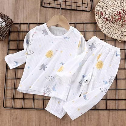 Importé - Ensemble Pyjama Enfants  Décontracté 100% Coton Manche Longues