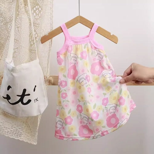 Importé - Robe Fillette Décontracté Sans Manche