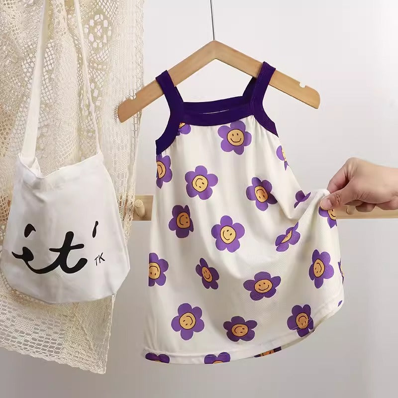Importé - Robe Fillette Décontracté Sans Manche