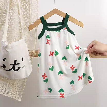 Importé - Robe Fillette Décontracté Sans Manche