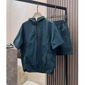 Importé - Ensemble Bermuda A Capuche Homme