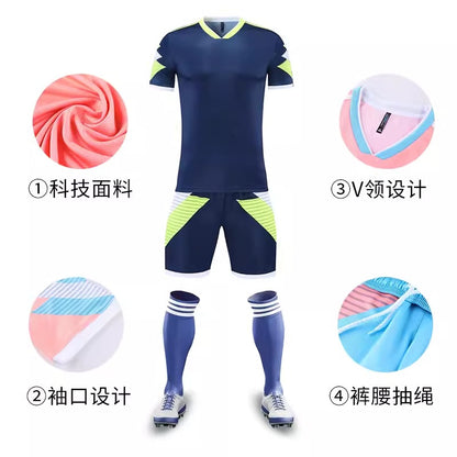 Importé - Ensemble Maillot De football Nationale A Manches Courtes