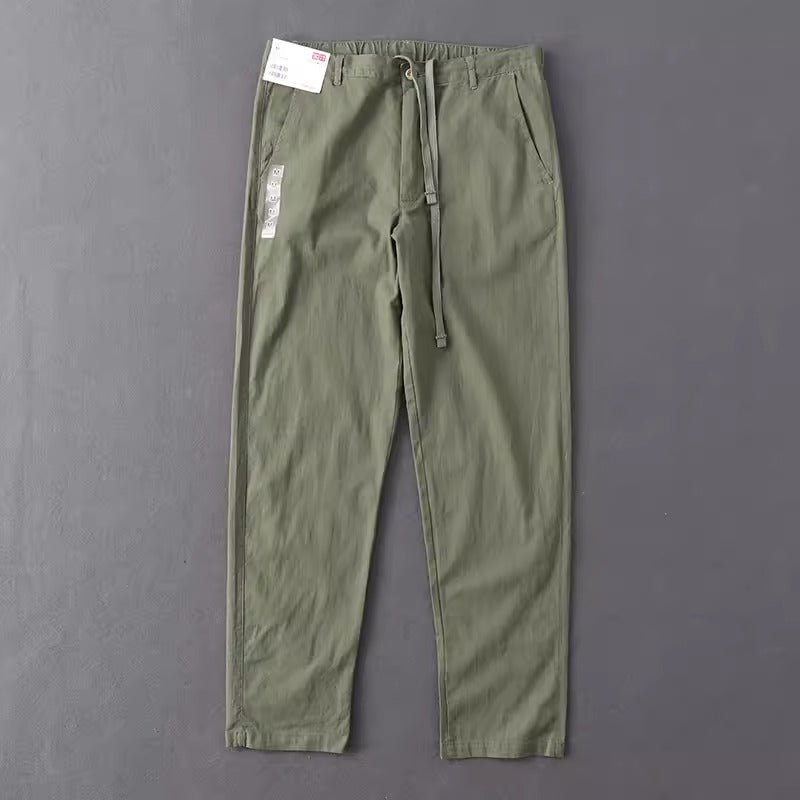 Importé - Pantalon Homme Confortable 100% Lin Tendance
