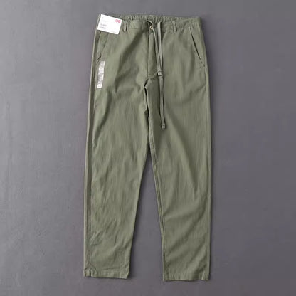 Importé - Pantalon Homme Confortable 100% Lin Tendance