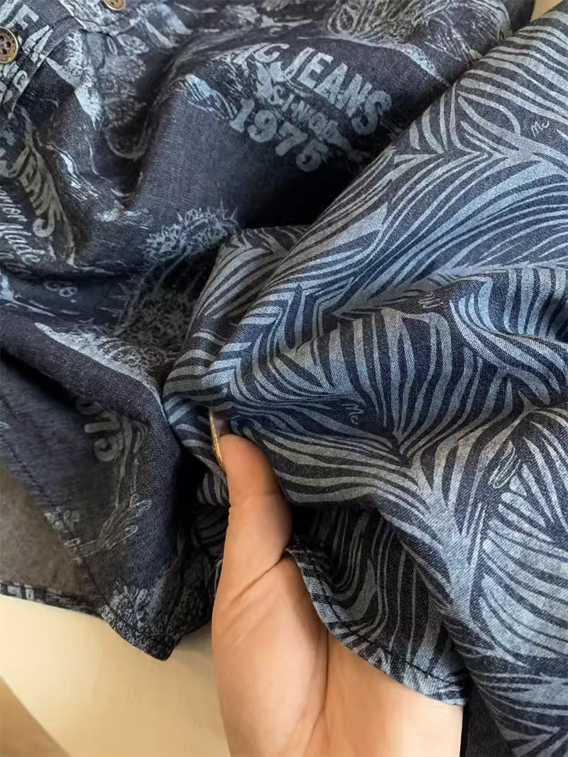 Importé - Chemise Homme 100 % Coton Manches Courtes