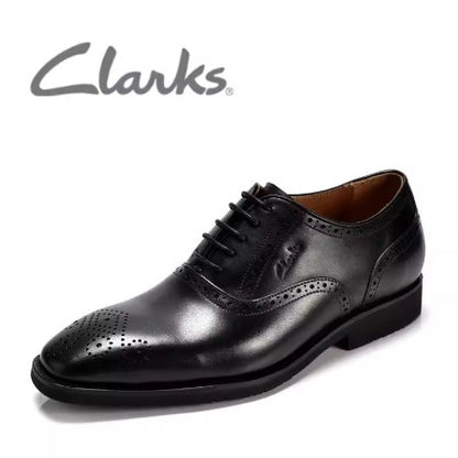 Importé - CLARKS - Chaussure Wing Derbys Décontracté En Cuir A Lacets