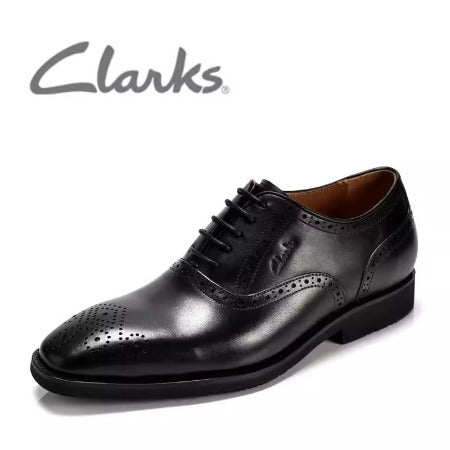Importé - CLARKS - Chaussure Wing Derbys Décontracté En Cuir A Lacets