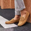 Importé - CLARKS - Chaussure Homme Mocassin Style Tod's Confortable En Cuir Daim