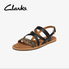 Importé - Clarks - Chaussure Femme Sandales Rétro En Cuir
