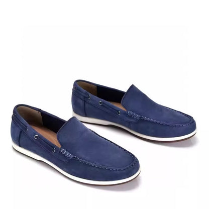 Importé - CLARKS - Chaussure Homme Mocassin Sans Lancet En Cuir Daim