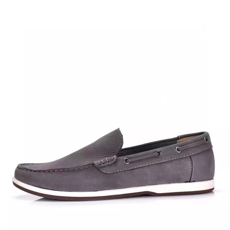 Importé - CLARKS - Chaussure Homme Mocassin Sans Lancet En Cuir Daim