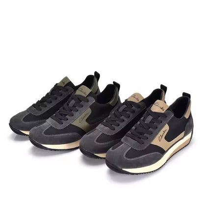 Importé - CLARKS - Chaussure Homme Sport Baskets Décontractées En Cuir
