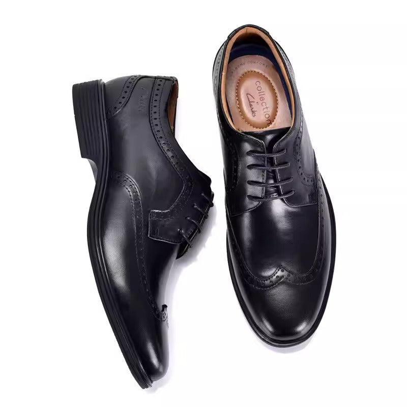 Importé - CLARKS - Chaussure Homme Richelieu Style Rétro En Cuir
