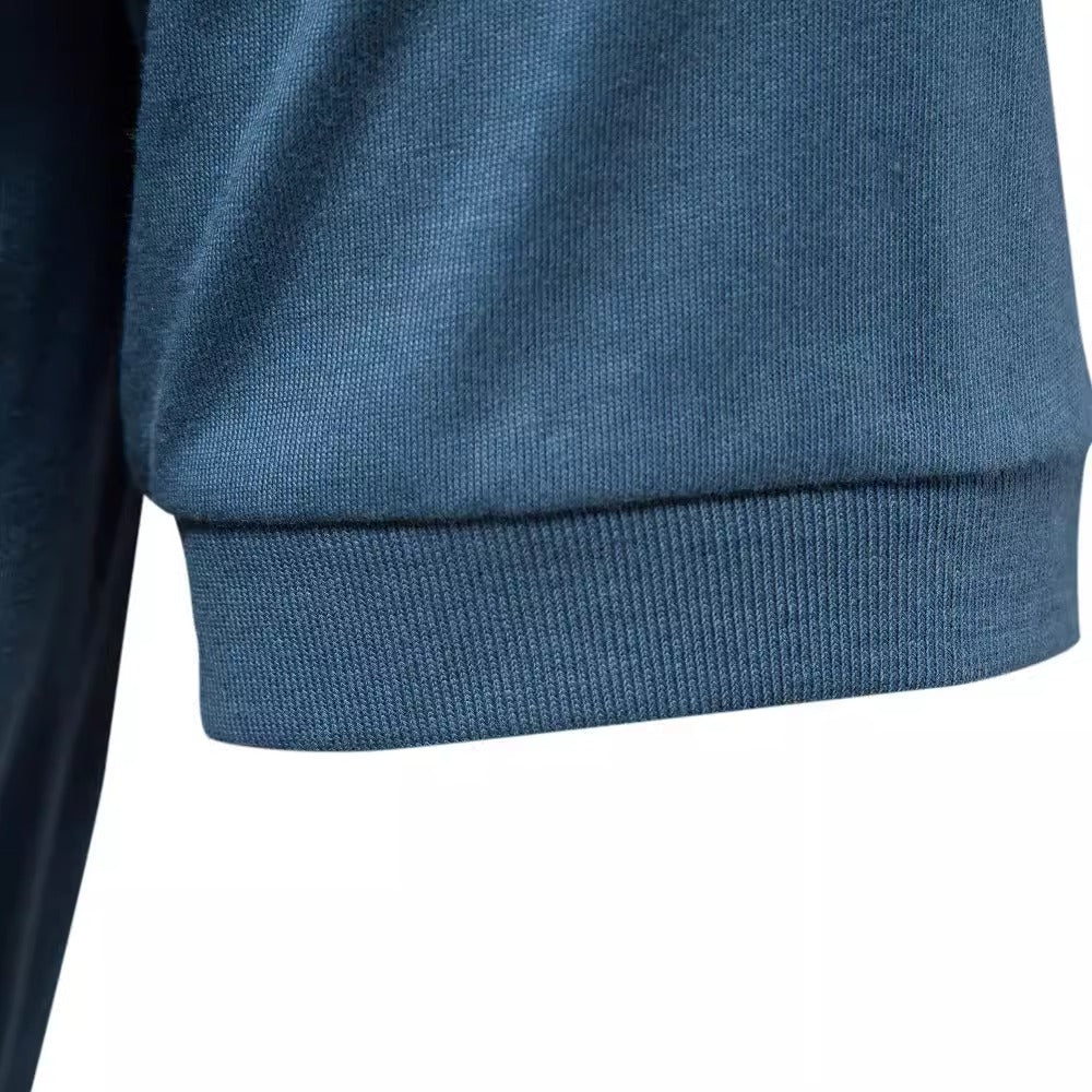 Importé - T-Shirt Homme Confortable A Manches Courtes Col V 100 % Coton