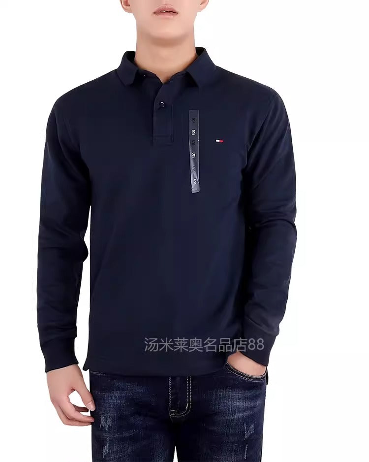 Importé - POLO TOMMY Pur Coton Homme Manches Longues