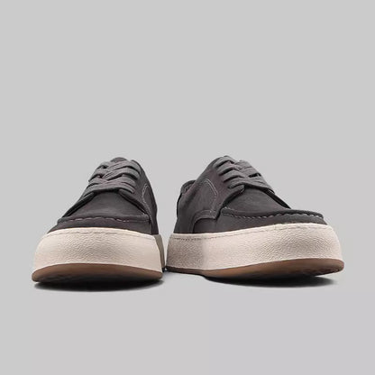 Importé - Chaussure Homme Sport Basket A Lacets Cuir Daim