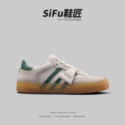 Importé - Chaussure Homme Sport Baskets à Lacets Daim PU
