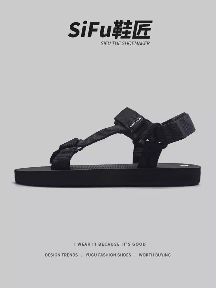 Importé - Chaussure Sandales Tissées Décontracté À Lanières