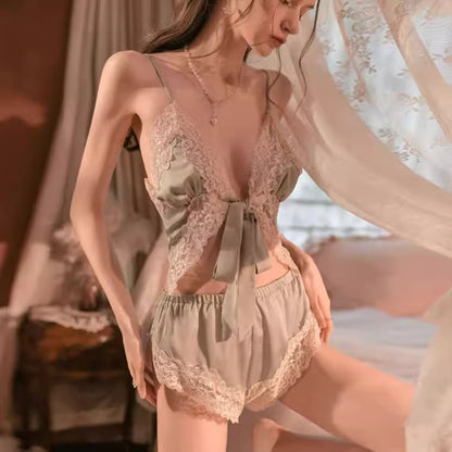Importe - Ensemble Nuisette Femme 2 Pièces En Soie