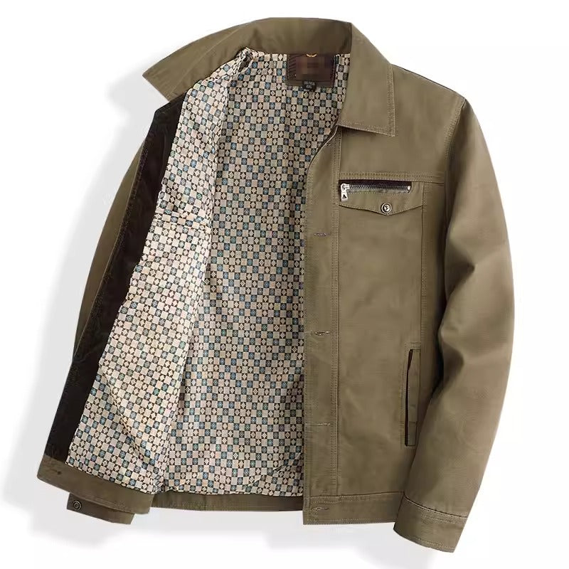 Importé - Jacket Pull-Over Homme Décontractée  Col Montante