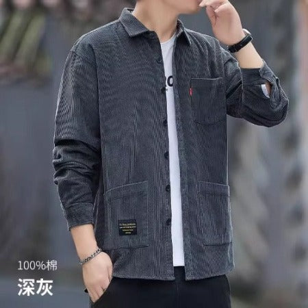 Importé - Chemise Homme 100% Coton Lourd Manches Longues