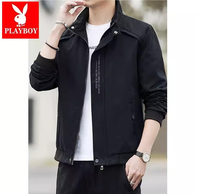 Importé - PLAYBOY Jacket Homme en Coton Épais
