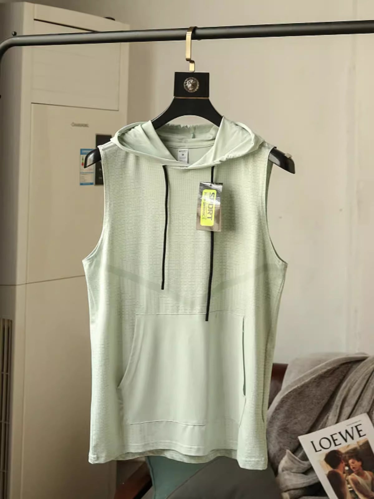 Importé - Gilet Pull Sports Homme A capuche Sans Manche