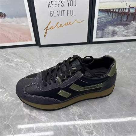 Importé - Chaussure Homme Sport Basket Cuir Tissu