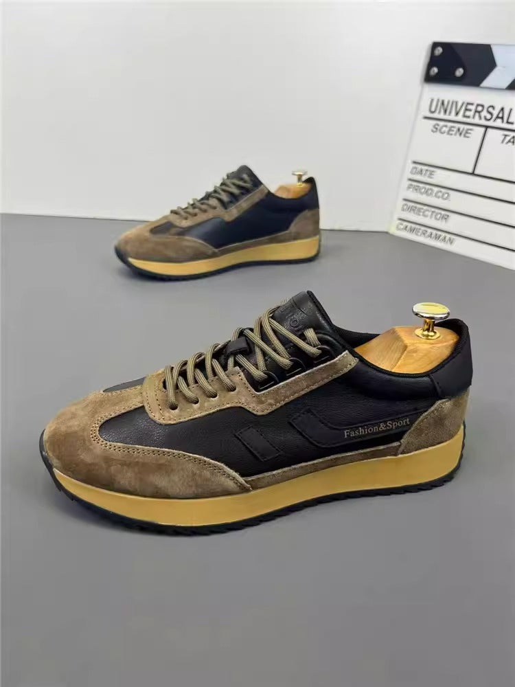 Importé - Chaussure Homme Sport Tennis Tendance Cuir Véritable