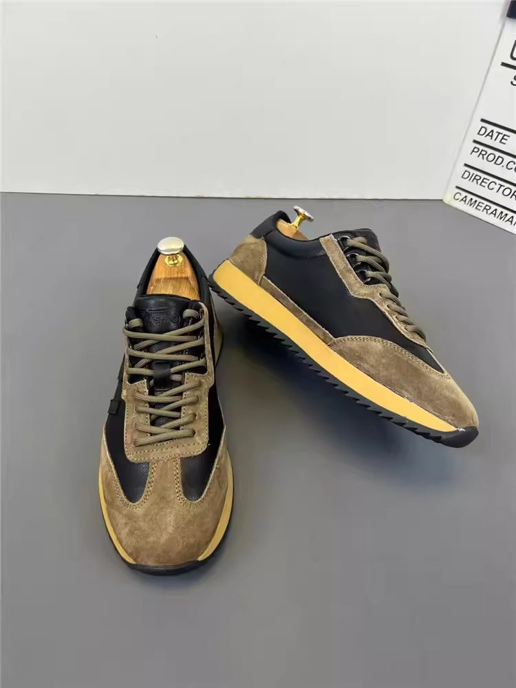 Importé - Chaussure Homme Sport Tennis Tendance Cuir Véritable