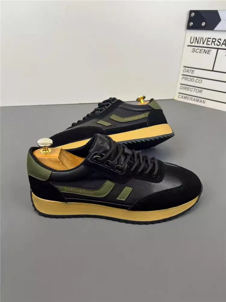 Importé - Chaussure Homme Sport Tennis Tendance Cuir Véritable