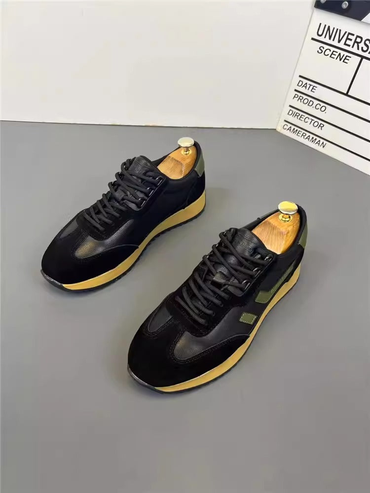 Importé - Chaussure Homme Sport Tennis Tendance Cuir Véritable