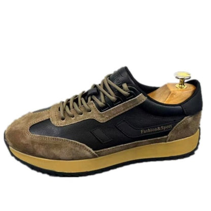 Importé - Chaussure Homme Sport Tennis Tendance Cuir Véritable