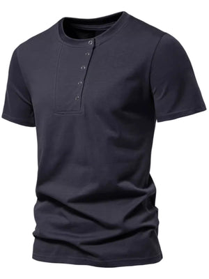 Importé - T-Shirt Homme Pur Coton Décontracté Manche Courte