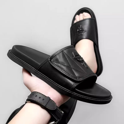 Importé - Chaussure Homme Sandale Décontracté Antidérapante En Cuir PU