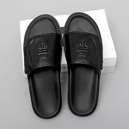 Importé - Chaussure Homme Sandale En Cuir Décontracté Antidérapante