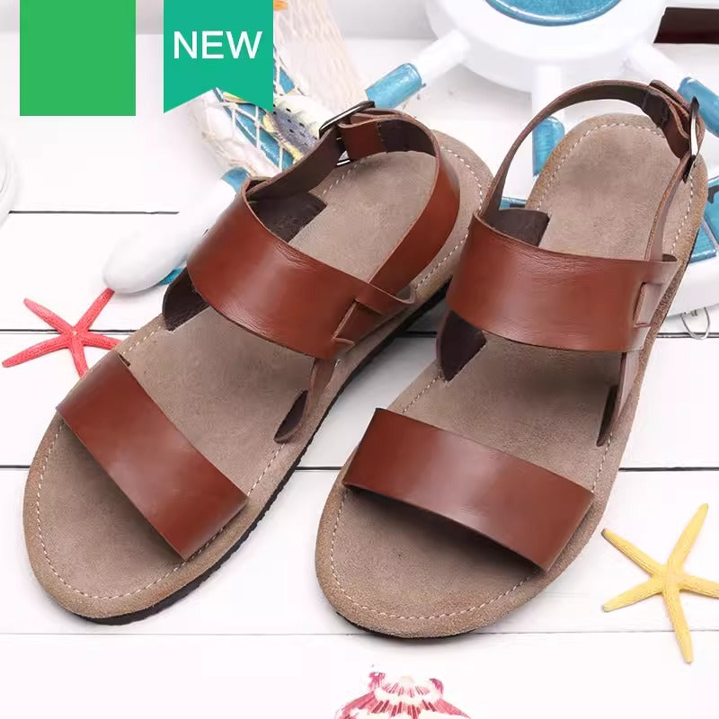 Importé - Sandale Vigo Homme Décontracté Tendance Antidérapante En Cuir