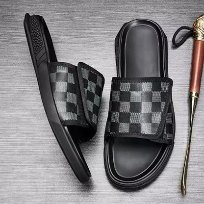 Importé - Sandale Homme Tendance Antidérapante En Cuir