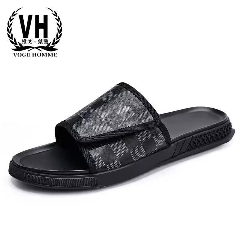 Importé - Sandale Homme Tendance Antidérapante En Cuir