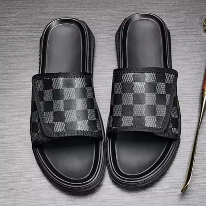 Importé - Sandale Homme Tendance Antidérapante En Cuir