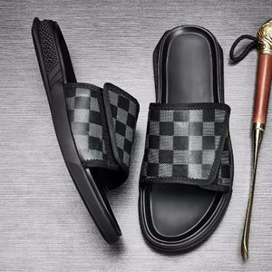 Importé - Sandale Homme Tendance Antidérapante En Cuir