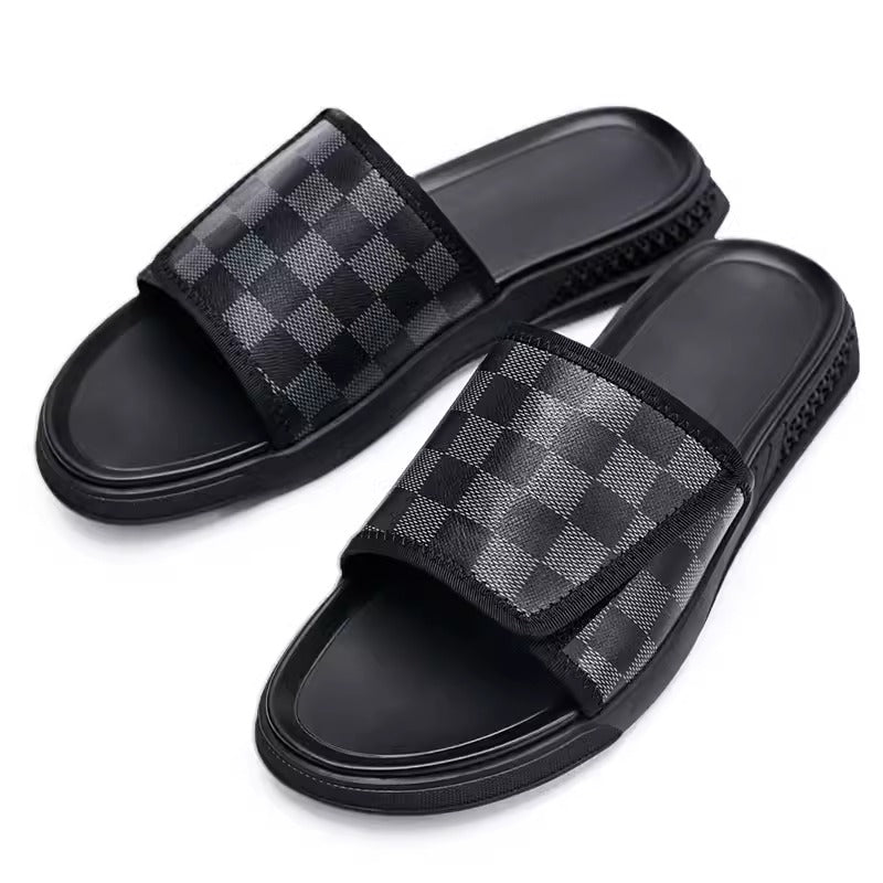 Importé - Sandale Homme Tendance Antidérapante En Cuir