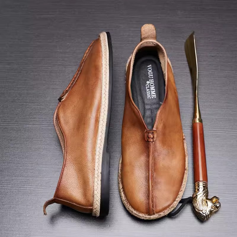 Importé - Chaussure Homme Mocassins Baladeuse En Cuir 100%