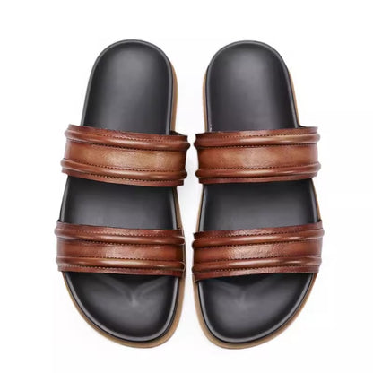 Importé - Sandale Homme Décontractées En Cuir Véritable